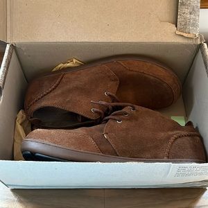 Olukia Shoes Brown Suede